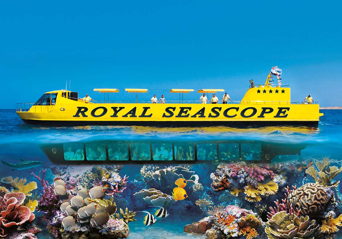 Underwater sightseeing submarine trip